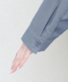 Tiaclasse 【洗える】リネンミックススキッパーシャツワンピース