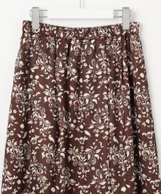 自由区 S 【ウエストゴム・洗える】ERICAパネルプリント スカート