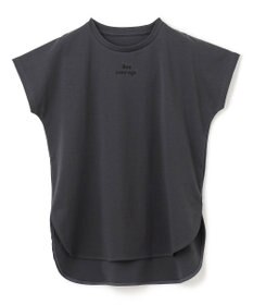 UNFILO BEAUTY FORM ロゴ刺繍フレンチスリーブTシャツ