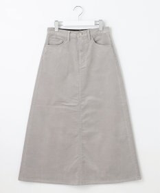 自由区 【洗える】リブレスコール ロングスカート