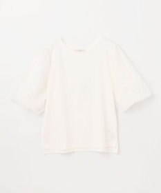 ANY チュールコンビパフスリーブプルオーバー