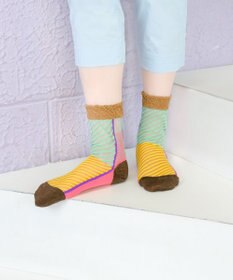 COQ しまうま シアーストライプソックス