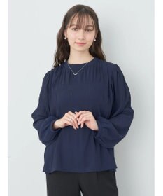 earth music&ecology マジョリカプリーツブラウス