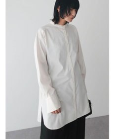 Green Parks レイヤードアソート柄シャツチュニック