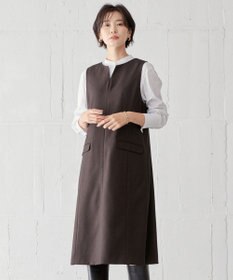 J.PRESS LADIES LANTECシャークスキン ジャンパースカート