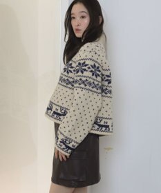 WEGO ノルディックZIPニット