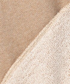 23区GOLF 【WOMEN】ラメスウェットモックネック ダブルニット 裏毛素材