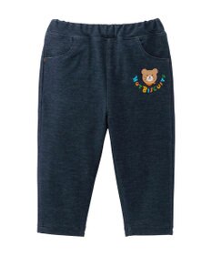 MIKI HOUSE HOT BISCUITS 【80-120cm】 パステルロゴ ストレッチパンツ