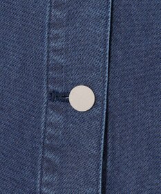 ICB L ナチュラルソフトデニム クロップドジャケット