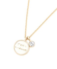 23区 カラーストーン コイン ネックレス