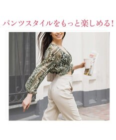 BRADELIS New York 【BRADELIS NewYork peace】綿混ハイブリッド・デイリーガードル24 お腹から太ももまでをスッキリ整える補正ガードル