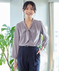 Tiaclasse 【新色追加・洗える】リボンタイブラウス