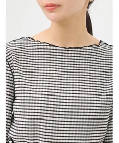 earth music&ecology ギンガムメロープルオーバー