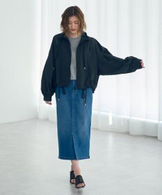 YECCA VECCA ハイウエストデニムスカート