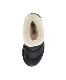 STEVE MADDEN FIRE PLACE 厚底キルティングファーシューズ