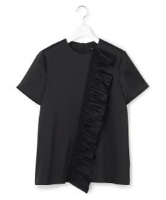 23区 L 【APPLAUDIR】クリアダブルサテン フリルデザイン ブラウス