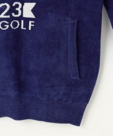 23区GOLF 【WOMEN】【ストレッチ性】フロントロゴ フーディー 日常使いにぴったりな軽やかな1着