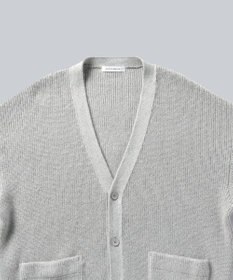 WHITE MAILS 【UNISEX】WASHI&MOHAIR RIB KNIT OVERSIZED カーディガン