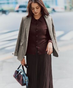 23区 【洗える】ウールライクカルゼ テーラード ジャケット