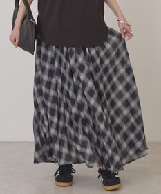 AMERICAN HOLIC 【選べる丈】チェックシアープリーツスカート