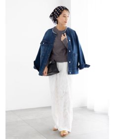 Te chichi カットジャガードパンツ(セットアップ可)