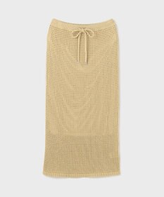 GRACE CONTINENTAL メッシュタイトニットスカート