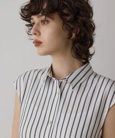 GRACE CONTINENTAL ストライプシャツワンピース