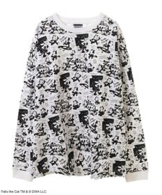 Green Parks ■ＦＥＬＩＸ　総柄ｐｔ　ロンＴＥＥ