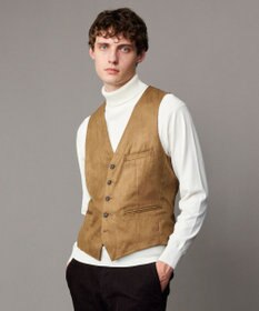 JOSEPH ABBOUD 【ストレッチ/スウェードタッチ/JAPANファブリック】コマ スウェード ベスト