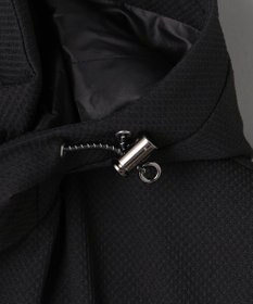 GOTAIRIKU 仕事で着られる【シワになりにくい/洗える/ストレッチ/吸水速乾】バブルテック フーデッドブルゾン