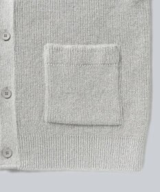 WHITE MAILS 【UNISEX】WASHI&MOHAIR RIB KNIT OVERSIZED カーディガン