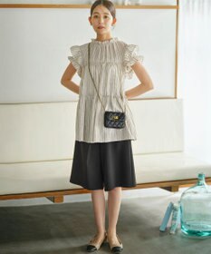 組曲 【WEB限定】オシャクロスキュロットパンツ