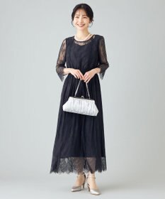 ANY SIS 【洗える】パネルレース ドレス