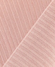 uncrave ラスターシアーニット ワイドリブトップス