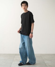 WEGO 【ユニセックス着用ITEM/MLサイズ展開/綿100%】リラックスフィットコットンT（SS）