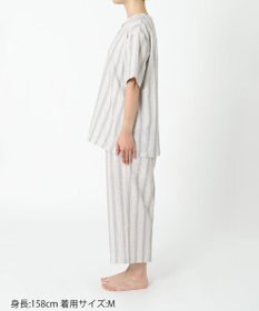 ワコール／睡眠科学 パジャマ 5分袖 半袖 8分丈 綿100%(本体) レディース YDT146 睡眠科学／ワコール
