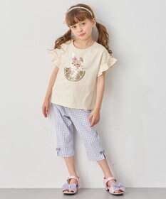 ANY KIDS 接触冷感 しろくま ミラクルスパンコール Tシャツ