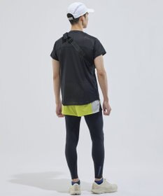 CW-X 【UNISEX】 CW-X ランニングシャツ メッシュ素材 涼しい着ごこち 大穴メッシュ仕様(脇下) スポーツウェア 半袖 3分袖 ユニセックス DLR165 /ワコール