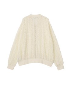 Green Parks フラワー柄チュールブルゾン