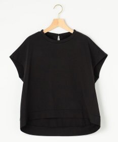 組曲 L 【汗ジミ防止・撥水】GIZAプレーティング天竺フレンチスリーブ カットソー