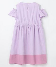 組曲 KIDS 【UVケア】【150-160㎝】バイカラー ワンピース