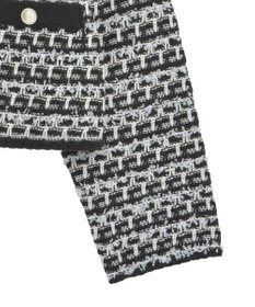 earth music&ecology ニットツイードジャケット