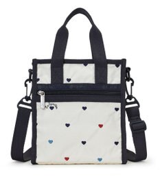 LeSportsac MINI N/S TOTE/トリコロールハートエンブロイダリー