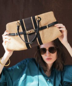 YECCA VECCA 【A4対応】2wayライントートバッグ