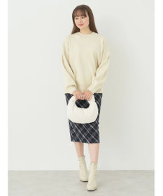 earth music&ecology アンチピリングバックスリットプルオーバー