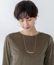 23区 バートップ スネークチェーン ネックレス ゴールド系