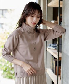 Tiaclasse 【安田美沙子さん着用・選べる2type】ラグランニットトップス