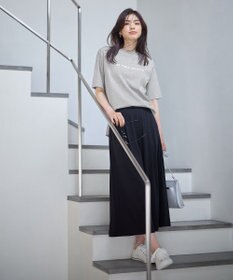 ANY 【UVケア/接触冷感/洗濯機可/ウエストゴム】清涼リラックスクロップドパンツ