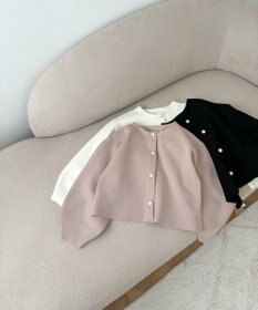 Feroux 【洗える】パールニットジャケット