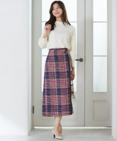 ANY SIS 【CICA加工・選べる9色展開】スリットポイントボトルネック ニット